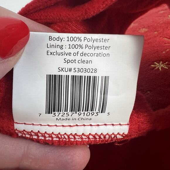 Merry Bright M Medium Dog Cat Costume Christmas Present Holiday Apparel Red Bow - Picture 7 of 7